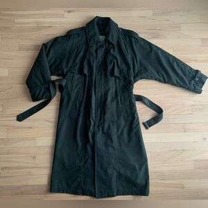 VINTAGE - Green Trench Coat